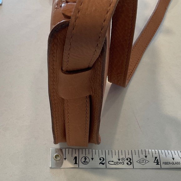 MADEWELL The Simple Crossbody Multi Striped Tan Leather Bag - Picture 7 of 11